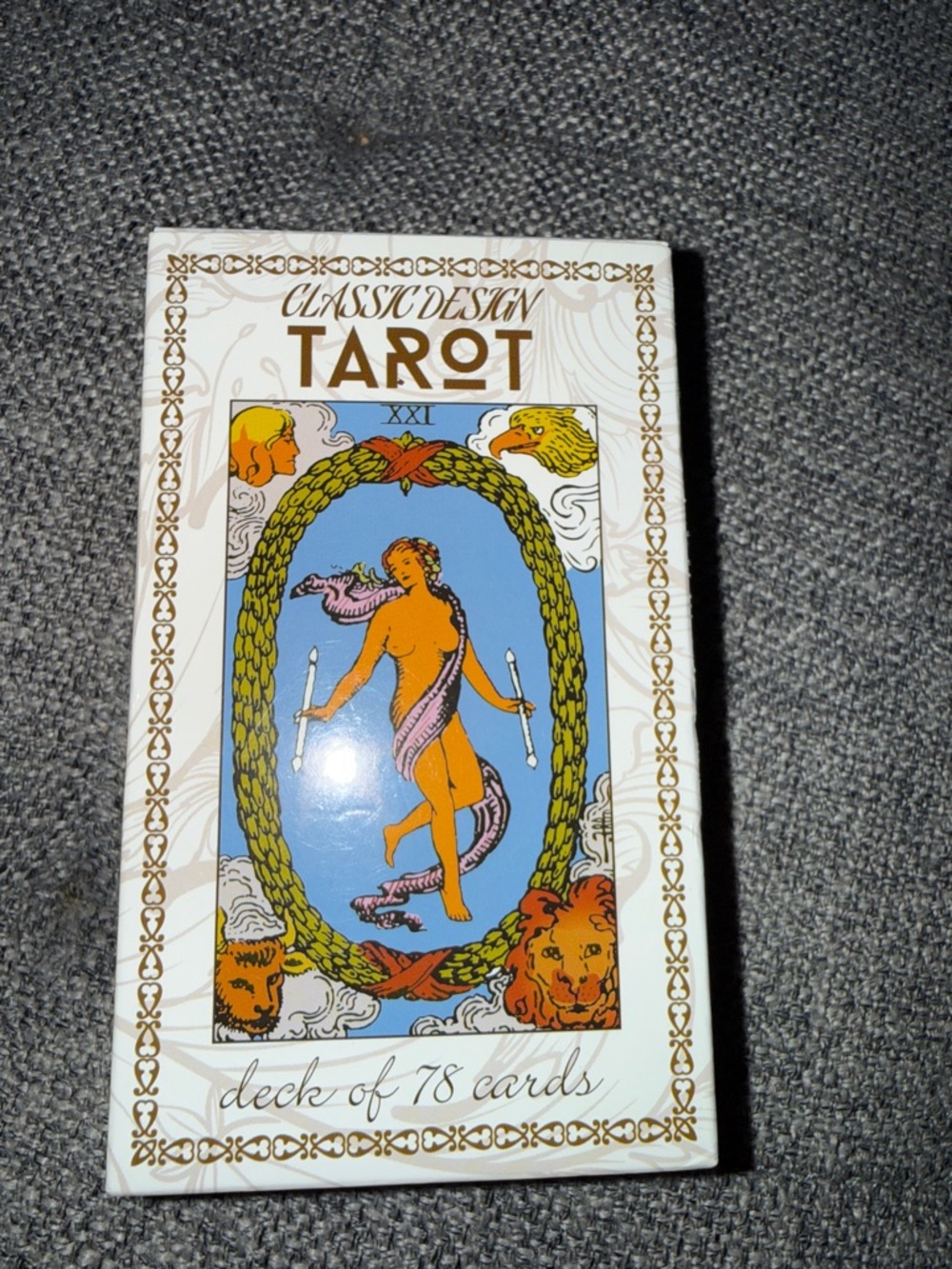 Classic design Tarot cards deck of 78 cards